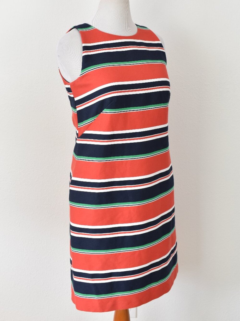 Brooks Brothers Classic Stripe Sheath Dress - 8 - Picture 8 of 9